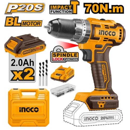 KÖMÜRSÜZ Lİ-İON AKÜLÜ MATKAP 10 MM 20V 2.0AH